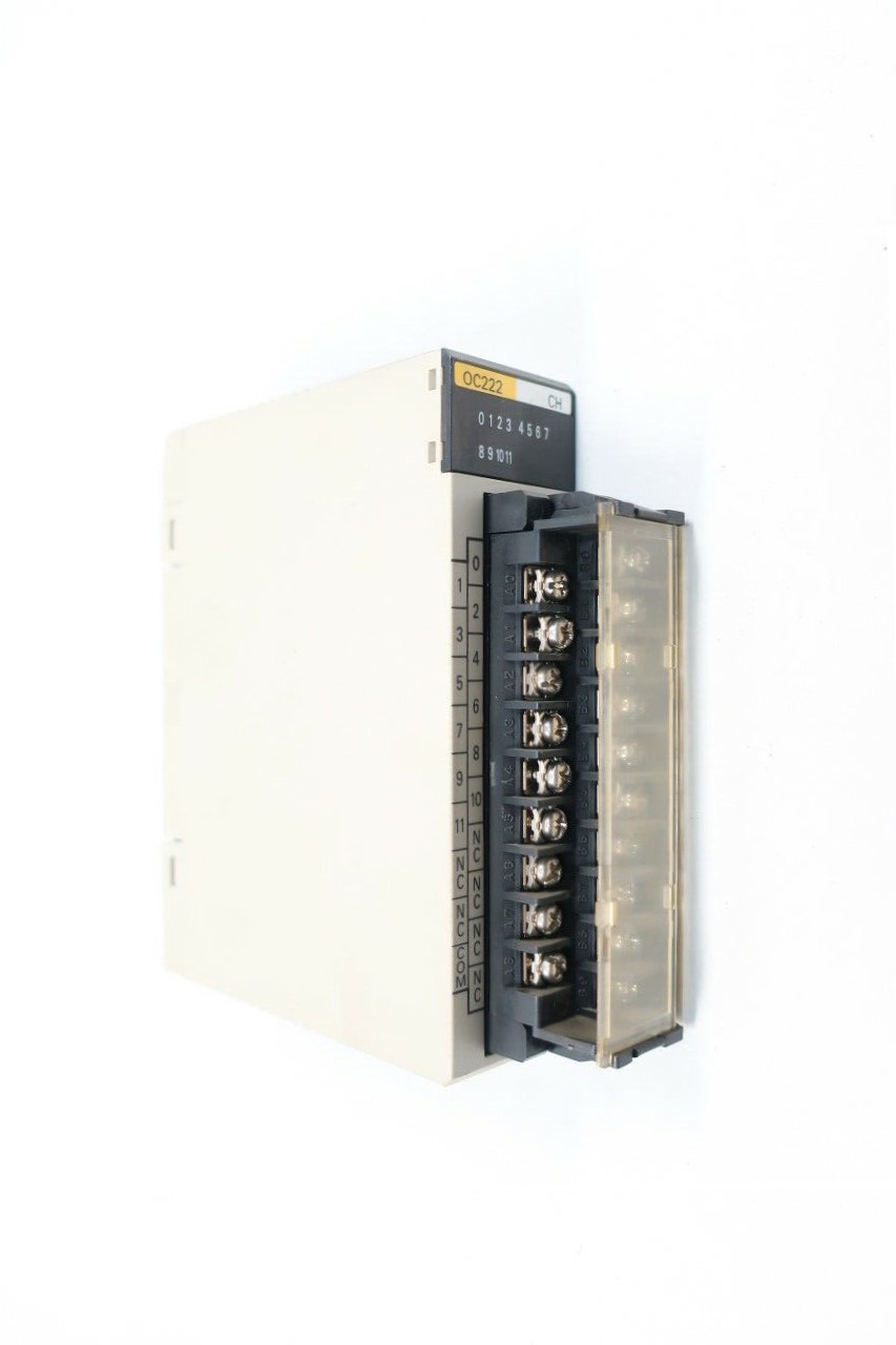C200H-OC222 Omron OUTPUT MODULE RELAY, SYSMAC C200,12 CHANNEL RELAY OUTPUT MODULE 2A, 24VDC / 250VAC, 12POINT, 2AMP, 250VAC, 24VDC, 8AMP/UNIT, 2AMP/POINT, RACK MOUNT