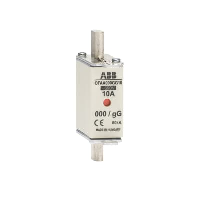 1SCA022661R8500 ABB - OFAA000GG10 HRC Fuse Link Size NH000, gG, 68264961, 1SCA022661R8500 ABB - OFAA000GG10