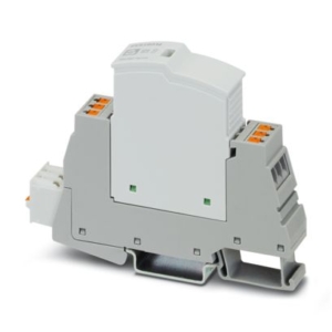 2907927 Phoenix Contact - PLT-SEC-T3-120-FM-PT Type 2/3 surge protection, consisting of protective plug and base element, with integrated status indicator and remote signaling for single-phase power supply networks. Nominal voltage: 120 V AC/DC