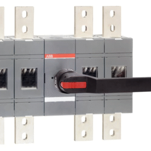 1SCA022871R6090 ABB - OT1600E22P 4-pole, front operated, base mounted switch-diconnector with black IP65 handle and shaft, terminal bolt kit included