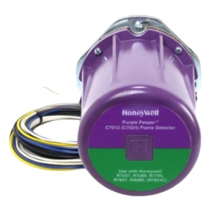 C7012E1112 Honeywell UV FLAME DETECTOR, SELF-CHECK FSG, 120V, 50/60 HZ, 1 FLANGE PIPE, SOLID STATE CIRCUITS
