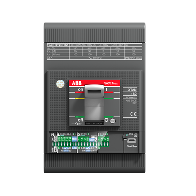 1SDA067866R1 ABB - XT2H 160 Ekip M Dip I In=160A 3p F F CIRCUIT BREAKER TMAX XT2H 160 FIXED THREE-POLE WITH FRONT TERMINALS AND SOLID-STATE RELEASE IN AC EKIP M DIP I R 160 A