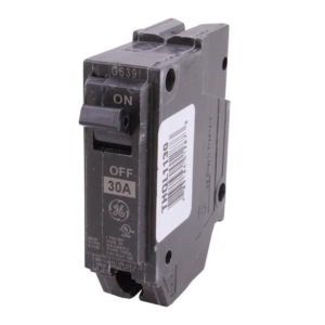 THQL1130 General Electric CIRCUIT BREAKER, Q LINE, 10 KAIC, 1IN PLUG-IN, 1 POLE, 120/240 VAC, 30 AMP