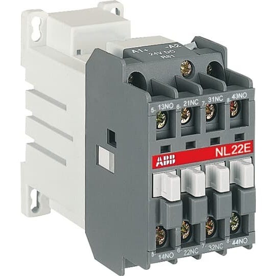 1SBH143001R8822 ABB - NL22E 220V DC CONTACTOR RELAY,4 POLE,2 NO,2 NC,220V DC