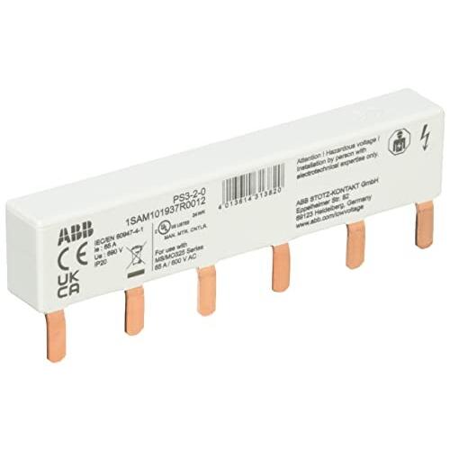 1SAM101937R0012 ABB - PS3-2-0 PS3-2-0 Busbar for 2 devices