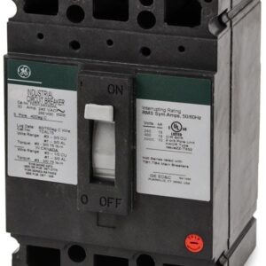 TED134030WL General Electric CIRCUIT BREAKER, MOLDED CASE, 3P, 3PH, 30A, 480V, 18KA@480V, COMPLETE WITH LINE & LOAD SIDE LUG TERMINALS, STANDARD INTERRUPTING CAPACITY, 40C, FEED-THRU, THERMAL MAGNETIC