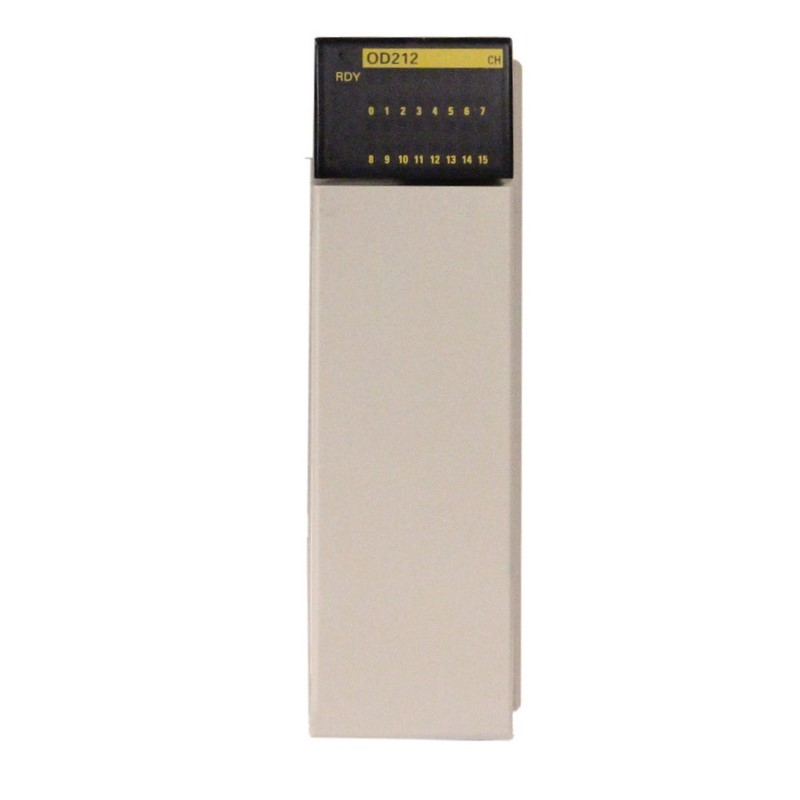 CQM1-OD212 Omron CQM1 SERIES, OUTPUT MODULE, 16 POINT, 0.3 AMP, TRANSISTOR 5/24 VDC, NPN, SCREW TERMINAL, DIN RAIL MOUNT