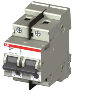 S502-K4.2 ABB Circuit Breaker, High Perf. Supp., K Curve, 2-P, 4.2A, 480Y/277 VAC, UL1077, DIN