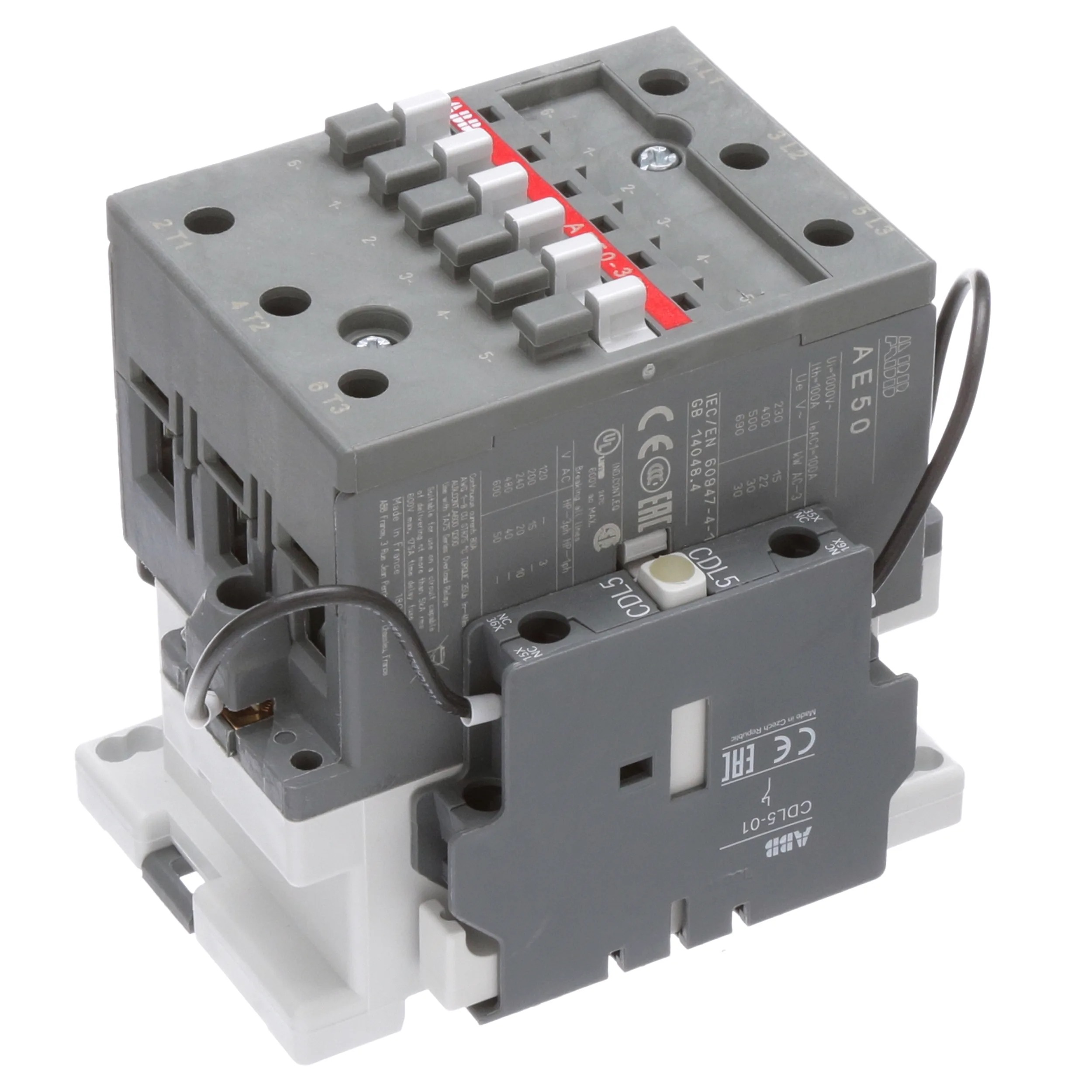 1SBL359001R8111 ABB - AE50-30-11 24V DC CONTACTOR, A SERIES, 24 VDC, 1SBL359001R8111 ABB - AE50-30-11 24V DC