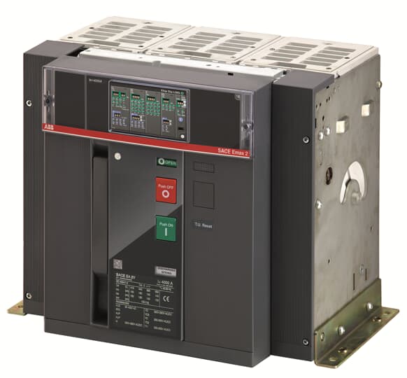 1SDA071102R1 ABB - E4.2V 2000 Ekip Dip LSI 3p F HR CIRCUIT BREAKER SACE EMAX2 E4.2V 2000 FIXED THREE-POLE WITH TERMINALS REAR HORIZONTAL AND SOLID-STATE RELEASE IN AC EKIP/DIP-LSI R 2000 FITTED WITH: 4 AUXILIARY CONTACT AND C.BREAKER IN POSITION OPEN-CLOSED