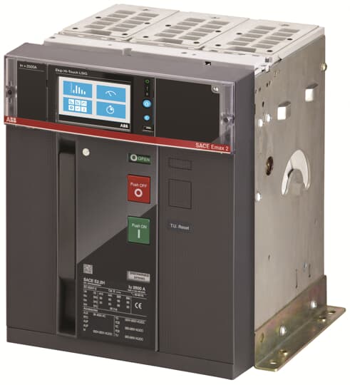 1SDA070900R1 ABB - E2.2N 800 Ekip G Hi-Touch LSIG 3p F HR CIRCUIT BREAKER EMAX2 E2.2N 800 FIXED THREE-POLE WITH TERMINALS REAR HORIZONTAL AND SOLID-STATE RELEASE IN AC EKIP/G/HI-TOUCH-LSIG R 800 FITTED WITH: 4 AUXILIARY CONTACT AND C.BREAKER IN POSITION OPEN-CLOSED