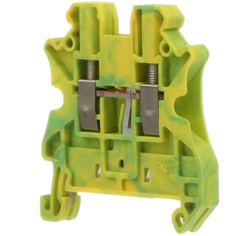 3044092 Phoenix Contact - UT 2,5-PE Ground modular terminal block, number of connections: 2, connection method: Screw connection, cross section: 0.14 mm2 - 4 mm2, mounting type: NS 35/7,5, NS 35/15, color: green yellow