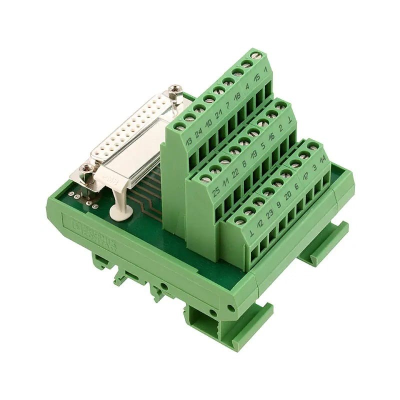 2281759 Phoenix Contact - FLKMS-D25 SUB/B VARIOFACE module, with screw connection and D-Subminiature socket strip, for mounting on NS 35/7.5 or NS 32, 25-pos.