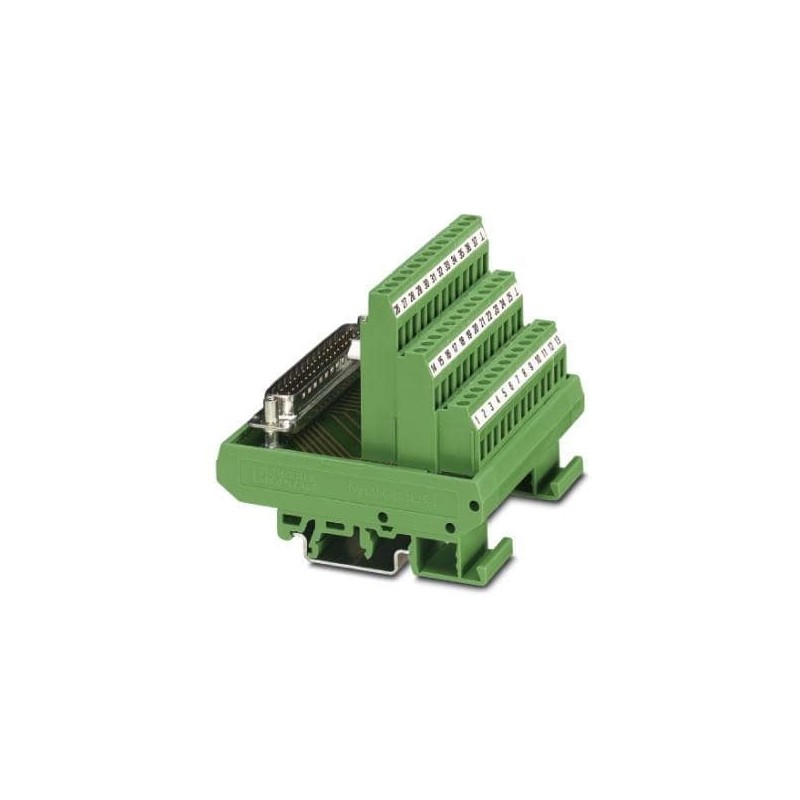 2281762 Phoenix Contact - FLKMS-D37 SUB/B Interface module, connection 1: Screw connection, connection 2: D-SUB pin strip 37-position