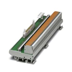 2291587 Phoenix Contact - FLKM 50/KDS3-MT/PPA/AN/PLC VARIOFACE interface module for Siemens SIMATIC S7-400, with labeling (1-50), knife disconnect terminal block and test connection, module width: 259 mm