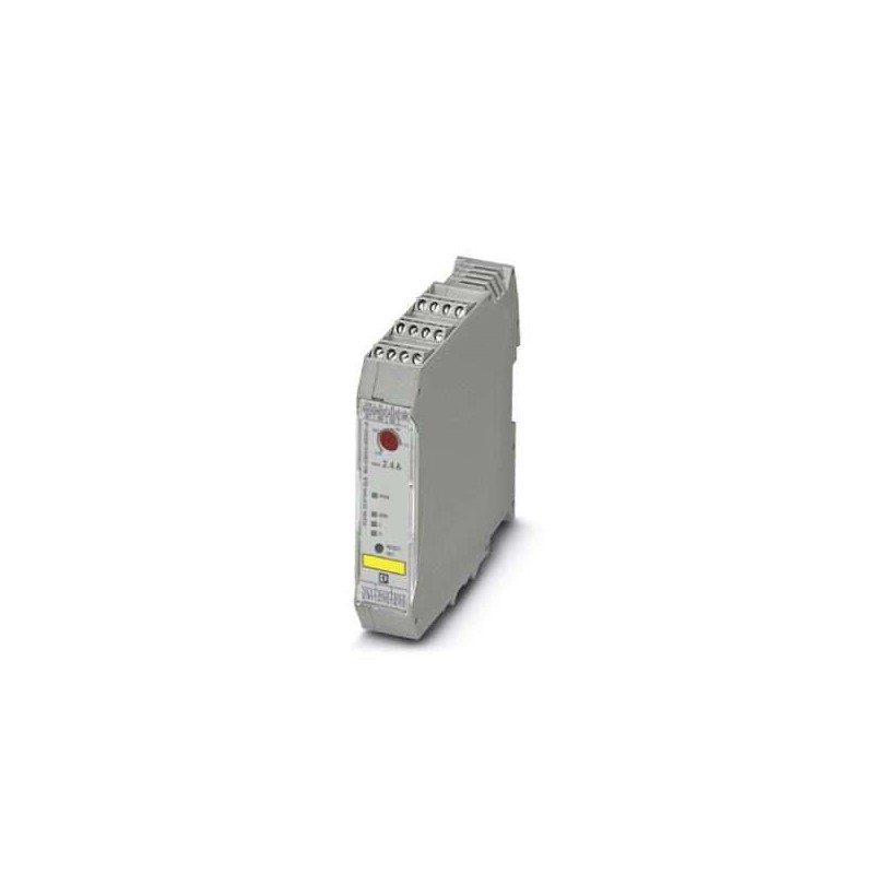 2297044 Phoenix Contact - Hybrid motor starter - ELR W3-230AC/500AC- 2I "4 in 1" three-phase semiconductor reversing contactor with 230 V AC input, 2 A output current, emergency stop function, and adjustable overload shutdown