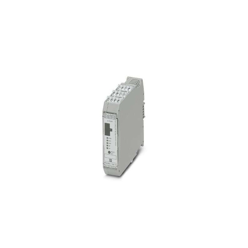 2297620 Phoenix Contact - Data interface - EM-PB-GATEWAY-IFS Gateway for the connection of up to 32 INTERFACE system devices to a higher-level controller via PROFIBUS DP. The INTERFACE system devices are connected to the Gateway via DIN rail connectors, the DIN rail connectors are provided.