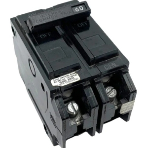 THQAL2160 General Electric General Electric, PowerMark, type THQAL, 2P, 1PH, 60A, 120/240V, 10kA@240V, UL listed, Plug-In, complete with LI - Long-Time and Instantaneous trip functions and load side lug terminals, Thermal Magnetic, molded case circuit breaker