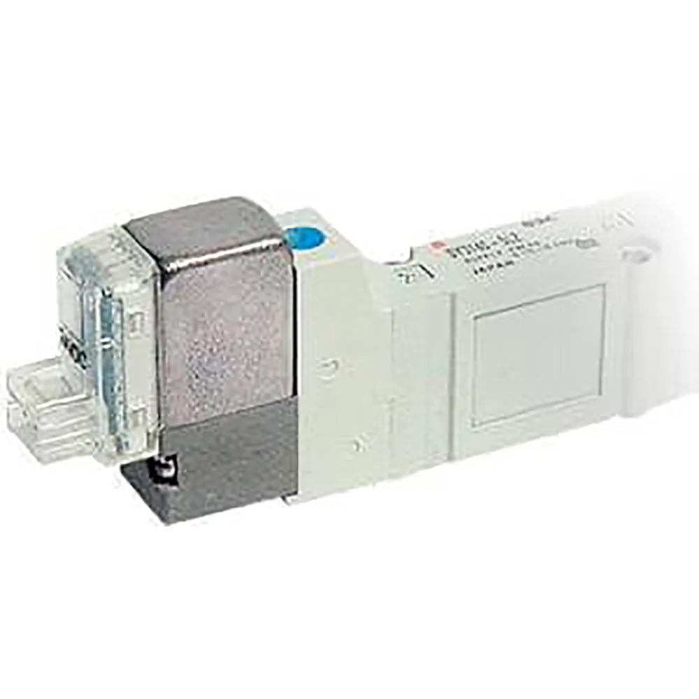 SY5120-5YO-C6F-Q SMC SOLENOID VALVE, SY SERIES, 5 PORT, BODY PORTED, SINGLE UNIT, SY5000, 2-POSITION SINGLE ACTUATION, 24 V DC, DIN TERMINAL WITHOUT CONNECTOR, W/O LIGHT/SURGE VOLTAGE SUPPRESSOR, NON-LOCKING PUSH MANUAL OVERRIDEONE TOUCH FITTING FOR DIAMETER = 6, G THREAD