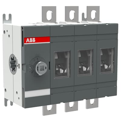 1SCA022712R1010 ABB - OT200E03 THREE-POLE DISCONNECTOR, suitable for various types of applications, including general machine disconnectors, power distribution, motor control centers or photovoltaic systems.