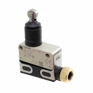 D4E-1D20N Omron ROLLER PLUNGER, SEALED, SPDT, 5 AMP, 125 VAC, 50/60 HZ, 11 MM DIAMETER SENSOR, QUICK BREAK SWITCH, -10 TO +80, DEGREES C, IP67