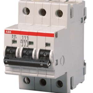 S223-K63 ABB S220 MCB, 3 POLE, 63A ,690VAC, K CURVE