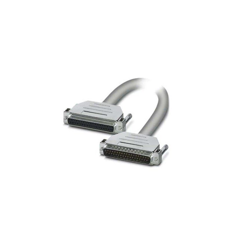 2302243 Phoenix Contact - Cable - CABLE-D37SUB/B/S/400/KONFEK/S Assembled shielded round cable connection 1: D-SUB socket strip (1x 37-position) connection 2: D-SUB pin strip (1x 37-position) cable length: 4 m