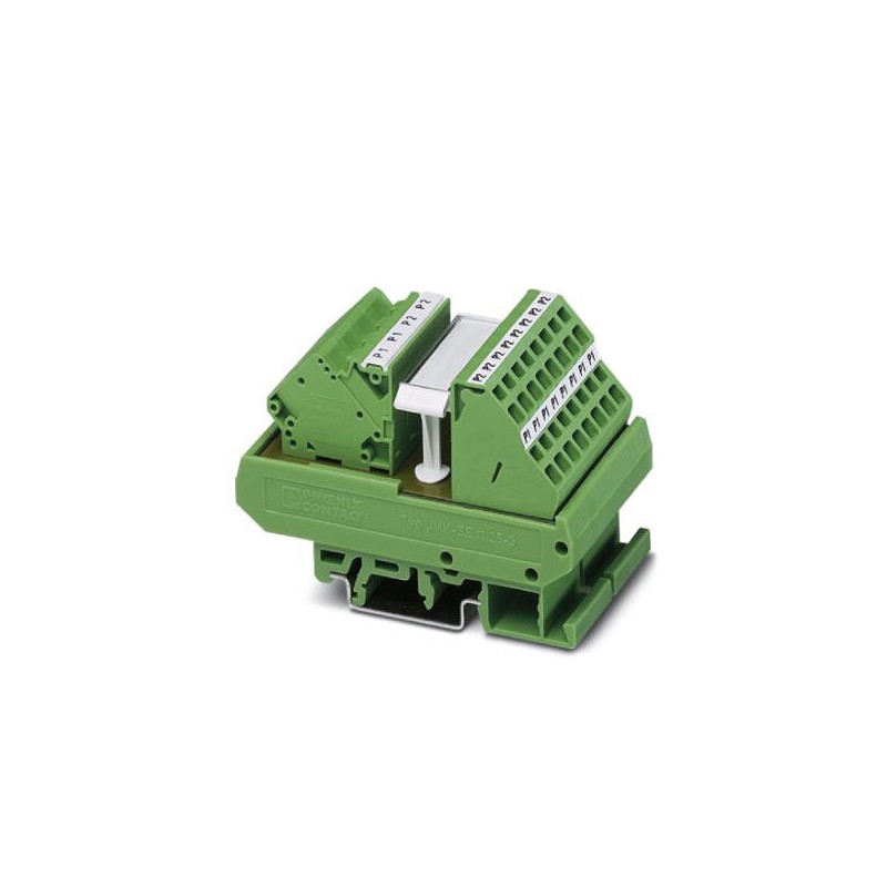 2302353 Phoenix Contact - UMK- PVB 2/16/ZFKDS VARIOFACE module, with two equipotential busbars (P1, P2) for potential distribution, for mounting on NS 32 or on NS 35/7.5