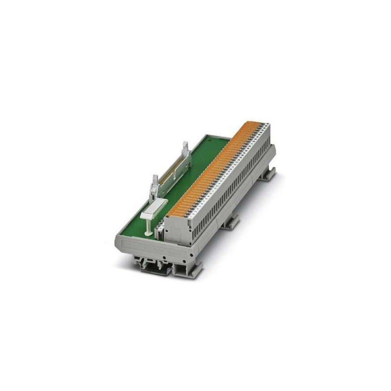 2304490 Phoenix Contact - FLKM 50/KDS3-MT/PPA/S7-300 VARIOFACE interface module for Siemens SIMATIC S7-300, with SIMATIC-specific labeling (1 - 40), knife disconnect terminal block and test connection, module width: 214 mm