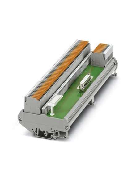 2304526 Phoenix Contact - Interface module - FLKM-D25 SUB/B/KDS3-MT/TU830 VARIOFACE module for ABB S800 I/O, with knife disconnect terminal blocks and specific marking (A1, B1, C1, A2, B2, C2, ... A16, B16, C16)