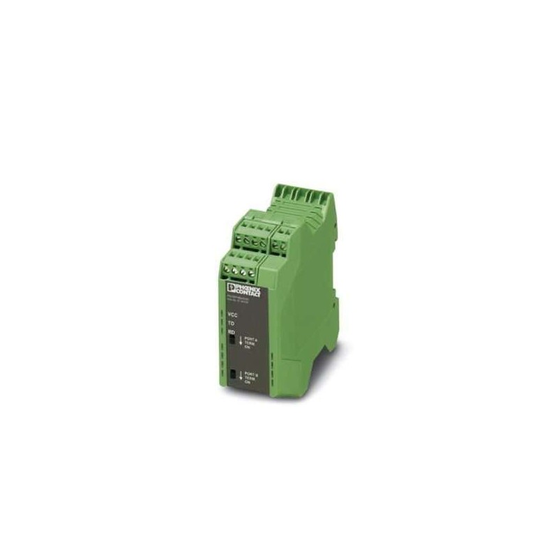 2313096 Phoenix Contact - Repeater - PSI-REP-RS485W2 Modular repeater for electrical isolation and range increase in RS-485 2-wire bus systems up to 500 kbps, 4-way isolation, rail-mountable, supply 24 V DC