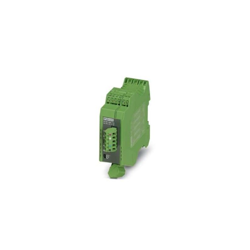 2313423 Phoenix Contact - Repeater - PSI-REP-DNET CAN Modular repeater for electrical isolation and increasing the range for DeviceNet/SDS/CANopen, data rate of up to 1 Mbps. High-quality electrical isolation between the interfaces, DIN-rail mountable, 24 V DC supply.