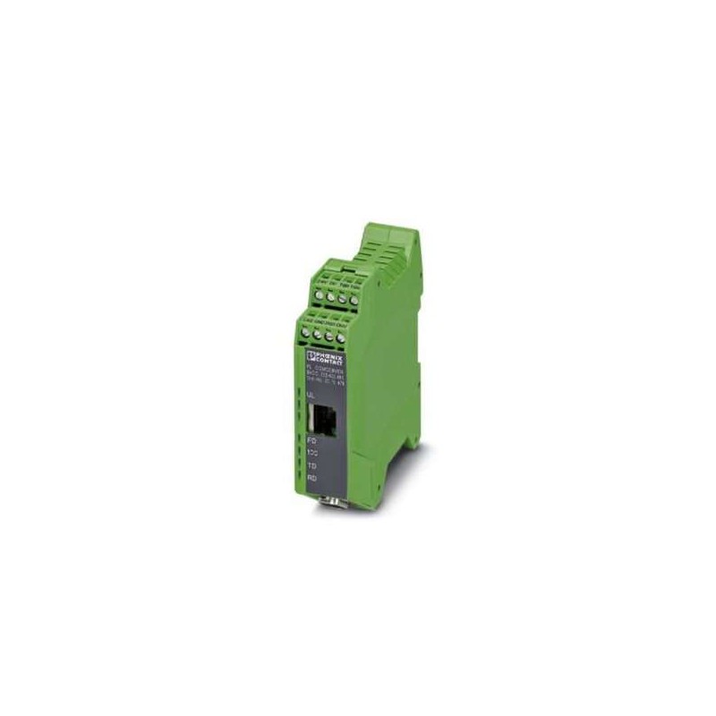 2313478 Phoenix Contact - Interface converters - FL COMSERVER BASIC 232/422/485 Second generation FL COMSERVER BASIC..., serial device server for converting a serial RS-232/422/485 interface to Ethernet, only supports TCP and UDP applications, incl. Com Port Redirector software and user documentation (PDF)
