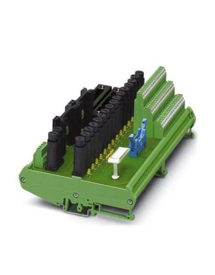 2314273 Phoenix Contact - Passive module - FLKMS-KS40/SI/AI16/YCS 16-channel analog module with a screw connection and a fuse for each signal path (5 x 20 mm) with failure indication (LED). The voltage supply and the 40-pos. system connection are designed redundantly. Suitable for the Yokogawa AAI141 and AAI143 cards.