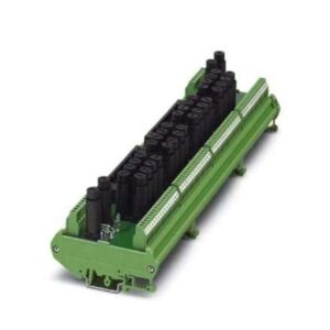 2314464 Phoenix Contact - Passive module - FLKM-KS50/SI/YCS 32-channel module with 1-conductor screw connection and a fuse in each signal path (5 x 20 mm). The voltage supply and the 50-pos. system connection are designed redundantly. Suitable for the Yokogawa ADV151 and ADV551 cards.