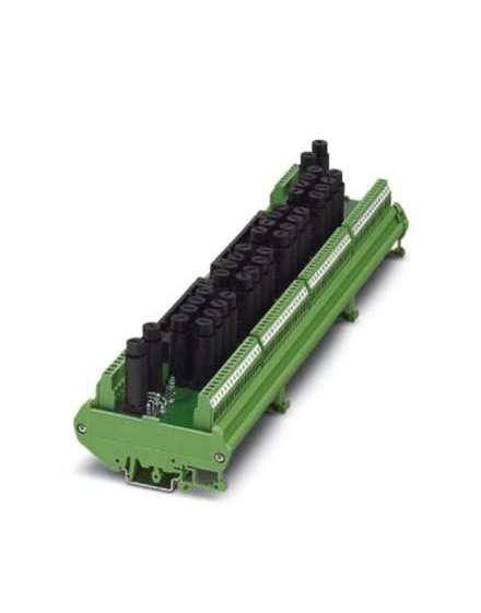 2314464 Phoenix Contact - Passive module - FLKM-KS50/SI/YCS 32-channel module with 1-conductor screw connection and a fuse in each signal path (5 x 20 mm). The voltage supply and the 50-pos. system connection are designed redundantly. Suitable for the Yokogawa ADV151 and ADV551 cards.