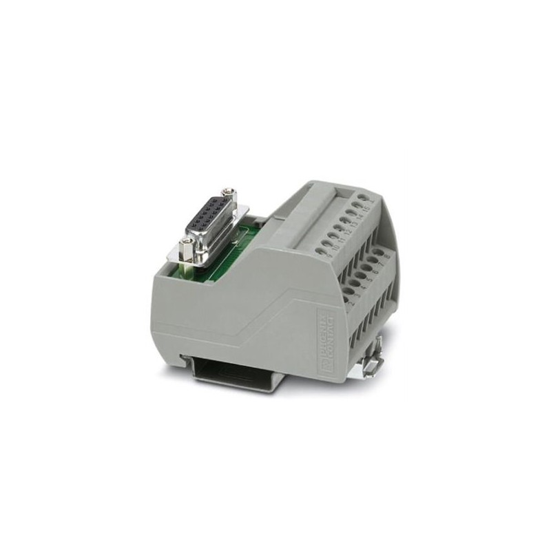 2315175 Phoenix Contact - Interface module - VIP-2/SC/D15SUB/F VARIOFACE module, with screw connection and D-SUB 15 socket connector, for mounting on NS 35 rails