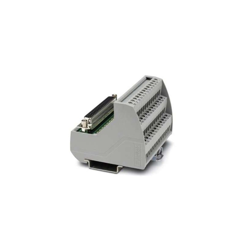 2322223 Phoenix Contact - Interface module - VIP-3/SC/D37SUB/F/LED VARIOFACE module, with screw connection and D-SUB miniature socket strip, for mounting on NS 35 DIN rails, with LED, 37-pos.