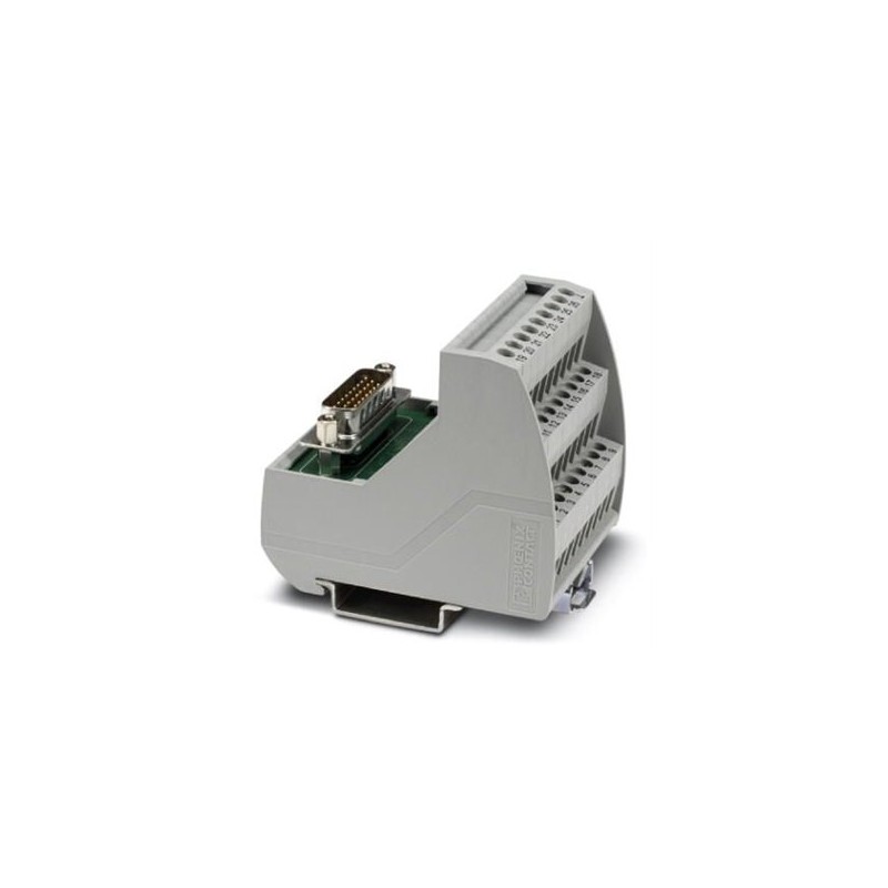 2322375 Phoenix Contact - Interface module - VIP-3/SC/HD26SUB/M VARIOFACE module, with screw connection and high density D-SUB miniature pin strip, for mounting on NS 35 rails, no. of pos.: 26, width: 79 mm