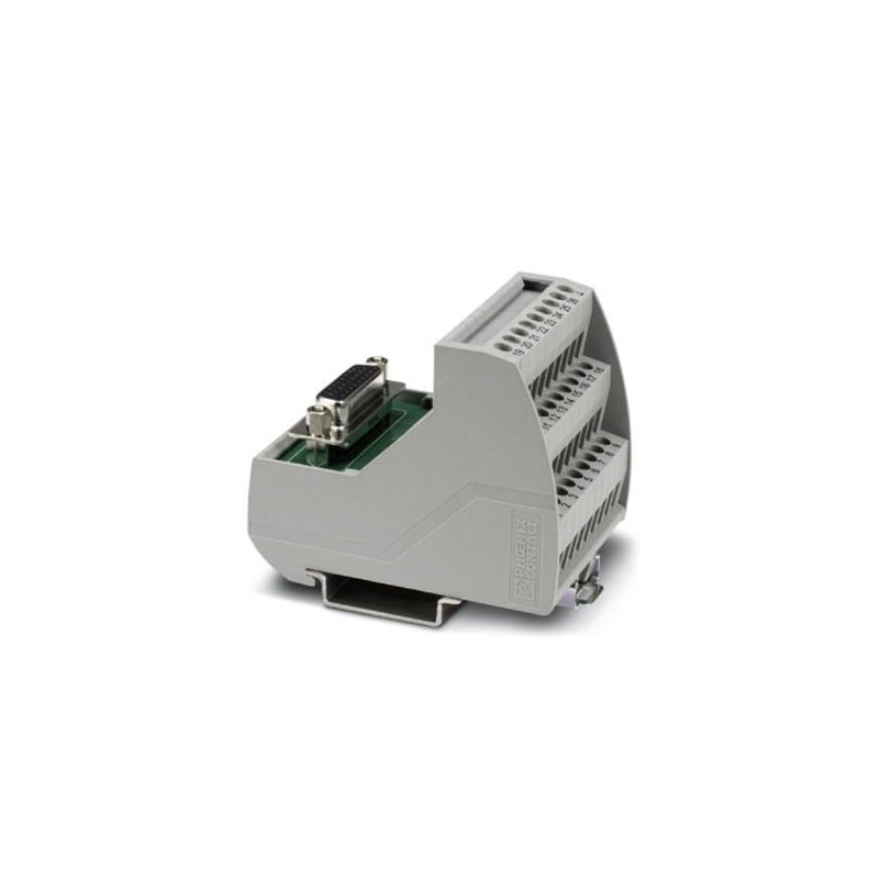 2322414 Phoenix Contact - Interface module - VIP-3/SC/HD26SUB/F VARIOFACE module, with screw connection and high density D-SUB miniature socket strip, for mounting on NS 35 rails, no. of pos.: 26, width: 79 mm
