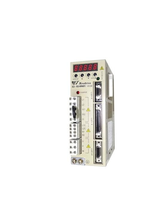 XD-02-MN01-E Yaskawa SERVO AMPLIFIER,SINGLE PHASE,2.1 AMP OUTPUT CURRENT,200 V AC,0.20KW SERVOMOTOR CAPACITY,0.75 KVA VOLTAGE CAPACITY,40 OHM,XTRA DRIVE SERIES