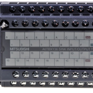 A6TBXY36 Mitsubishi TERMINAL BLOCK, 32PT, (1-WIRE), SINK INPUT/OUTPUT, TYPE TERMINAL BOARD, ID8580