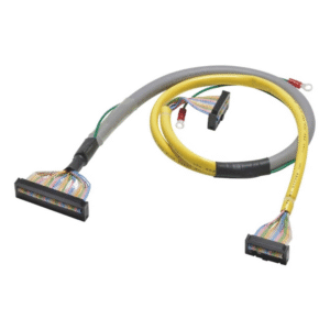 XW2Z-RO200-175-D1 Omron I/O connection cable, with shield connection, MIL40 to 2 x MIL20 for G70V-ZOC16-3, 2.0 m and 1.75 m
