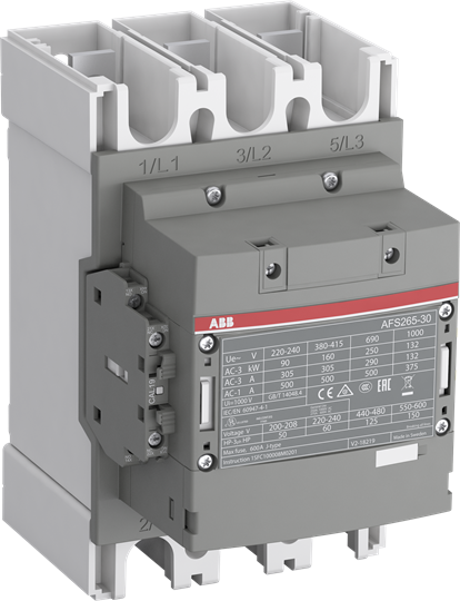 1SFL547082R1212 ABB - AFS265-30-12-12 CONTACTOR, AFS265, 3POL,1NO2NC,48-130V