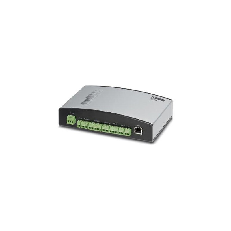 2400018 Phoenix Contact - Data logger - PSK RTU 50 Data logger with integrated GSM/GPRS modem, 2 analog and 4 digital inputs, 4 digital outputs, 1 serial interface, and 1 Ethernet interface