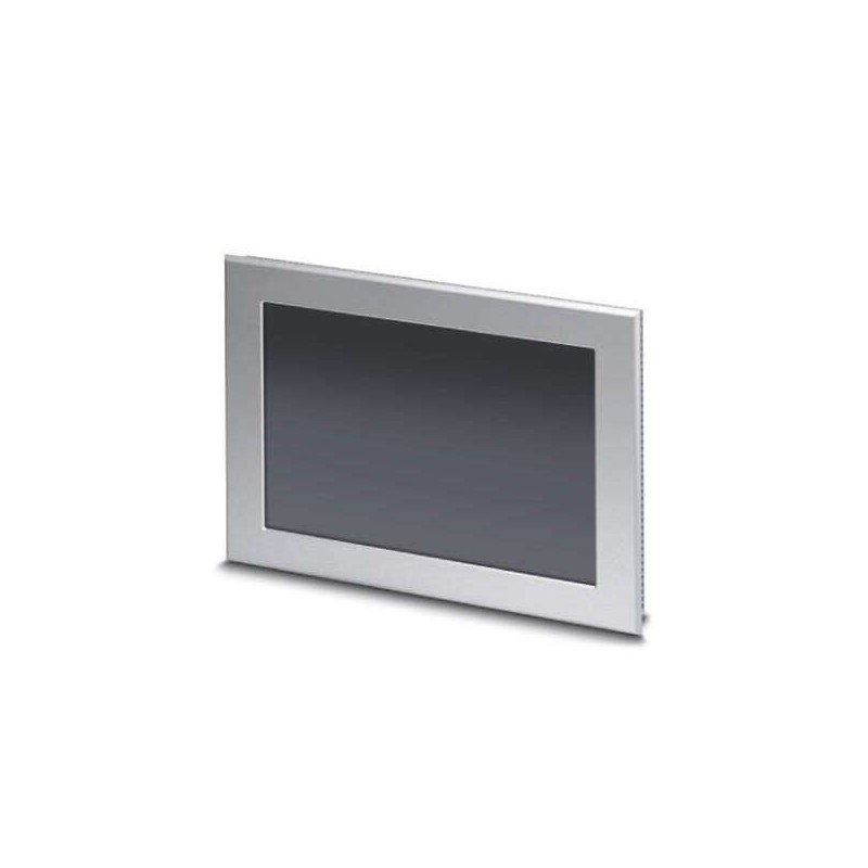 2400457 Phoenix Contact - Touch panel - TP 3120W Touch panel with 30.7 cm/12.1" TFT-display (analog resistive (polyester)), 1280 x 800 pixel(s) (WXGA), 65536 colors, Arm Cortex-A8, 800 MHz, 2x USB host 2.0, 1 x Ethernet (10/100 Mbps), RJ45, Windows Embedded Compact 7 and user software: Visu+ / AX OPC Server. (bus system: without)
