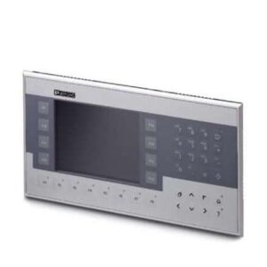 2400636 Phoenix Contact - Key panel - BT21AM/762060 S00001 Key panel with 14.5 cm/5.7" FSTN-display (Without touch technology), 320 x 240 pixel(s) (QVGA), 5 grayscales, Arm9, 200 MHz, 2x USB host 2.0, 1 x Ethernet (10/100 Mbps), RJ45, Windows CE 5.0 and user software: TSvisRT. (bus system: INTERBUS 512 kbps)