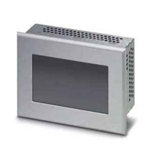 2401057 Phoenix Contact - Touch panel - TP43AT/702000 S00001 Touch panel with 10,92 cm / 4,3"-TFT-display (analog resistive (polyester)), 480 x 272 pixel(s) (WQVGA), 65536 colors, Arm9, 200 MHz, 2x USB host 2.0, 1 x Ethernet (10/100 Mbps), RJ45, Windows CE 5.0 and user software: TSvisRT. (bus system: without)