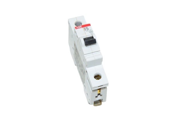 S261-C10 ABB CIRCUIT BREAKER,1 POLE,10 AMP,C-CURVE,230/400 VAC,6 KA,DIN RAIL MOUNT