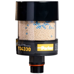 934330 Parker DESSICANT BREATHERS; THREAD TYPE: MNPT ; DIAMETER (INCH): 3-7/8 ; MATERIAL: PLASTIC ; MINIMUM OPERATING TEMPERATURE (F): -40.00 ; MAXIMUM OPERATING TEMPERATURE (F): 302.00